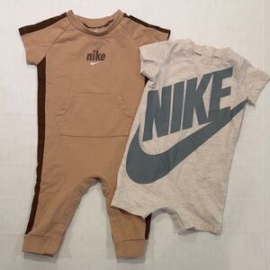 NIKE Baby Boy Outfit Bundle (2) - Rompers/One-Pieces - Size 9 Months